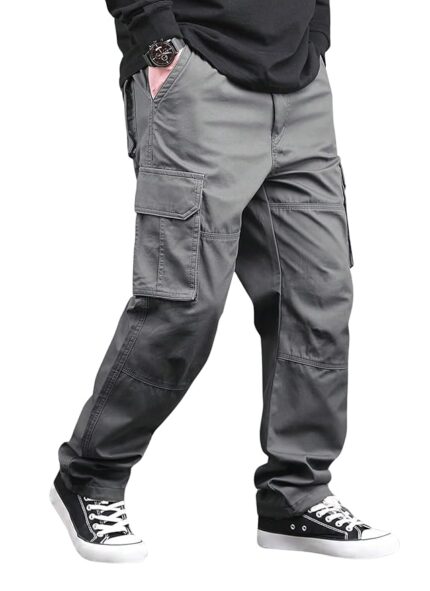 Lymio Reguler Fit Cotton Cargo Pants for Men (Cargo-46-49)