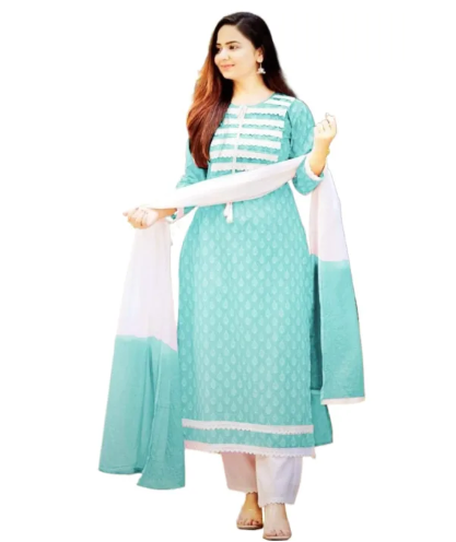 Redqymdqe Exclusive Fashionable Stylish and Comfortable High Quality Three Piece for Women for women Skin Print Cotton Three Piece